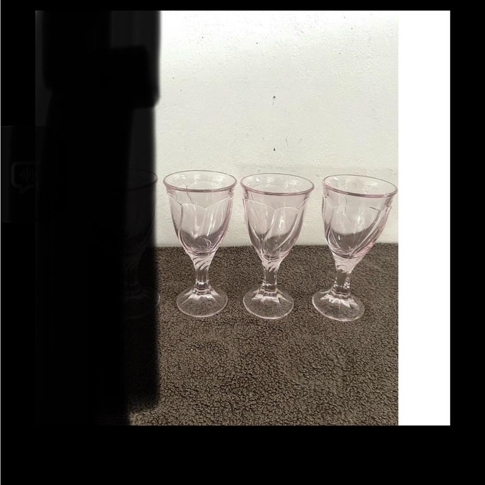 Noritake Crystal SWEET SWIRL Wine Juice Glass 6 3/4